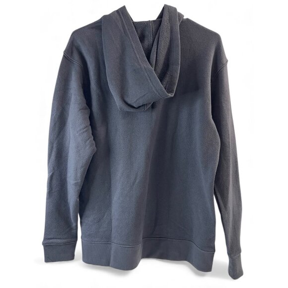 GAP NWT Men's Textured Hoodie, Gray, Small - Picture 2 of 16